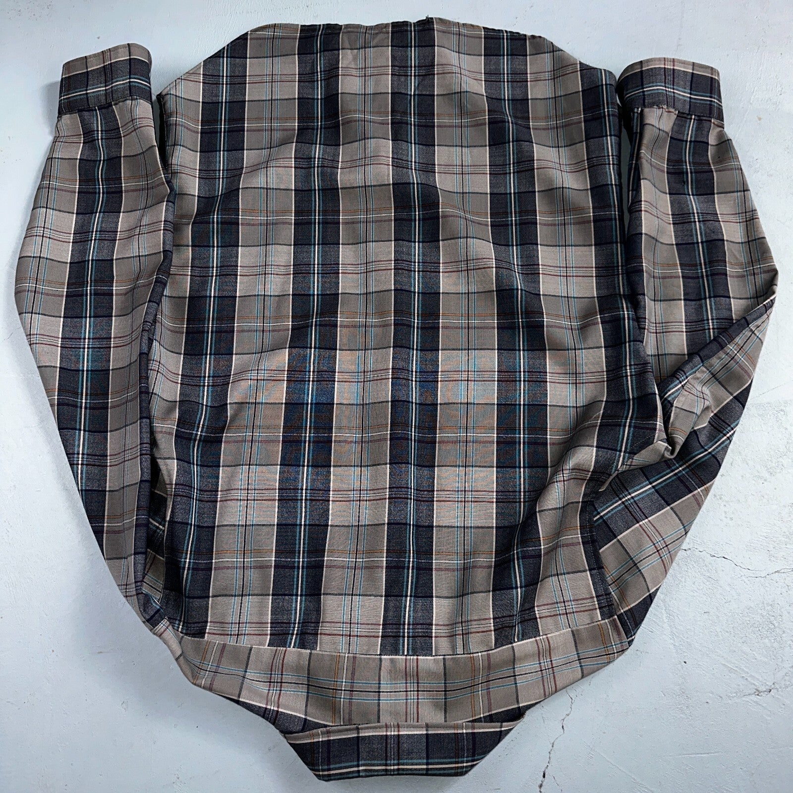 Pendleton Shirt M Blue VTG Virgin Wool Preppy Fireside 60s 70s Outdoors Mens