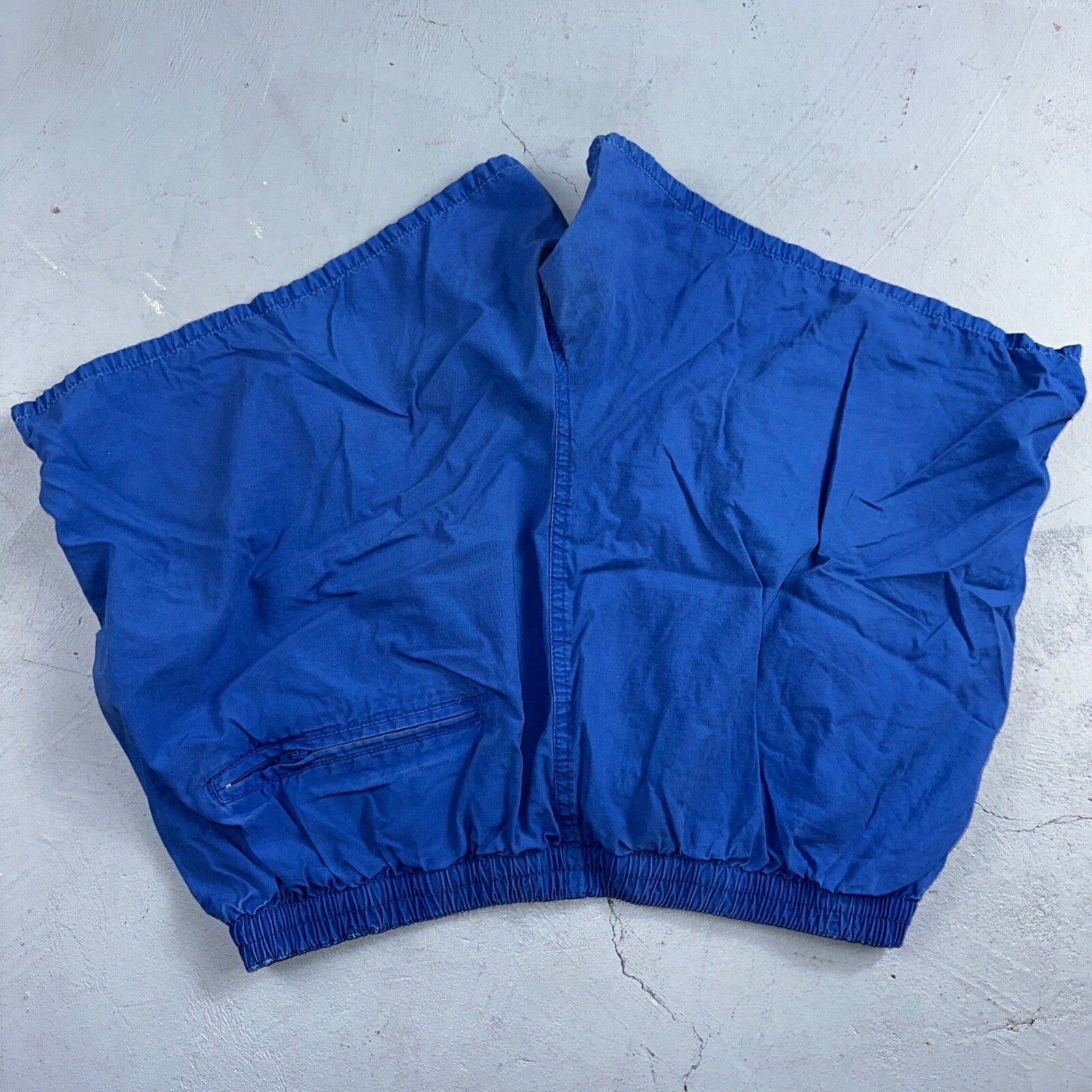 Columbia VTG Shorts Mens Large Blue Lined Trunks Nylon Shell Hike 4 in