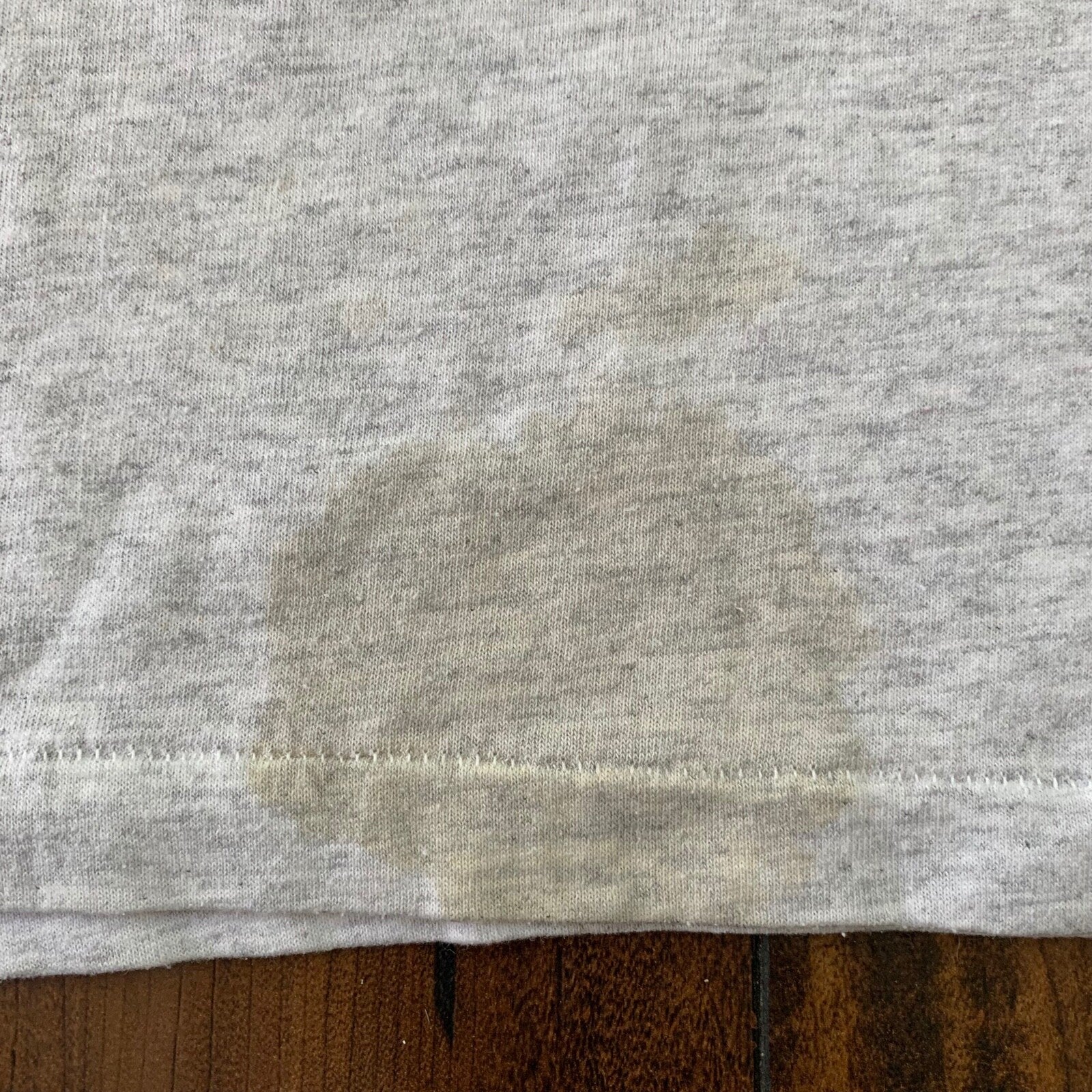 Blank 90s Vintage T Shirt Basic Lot 80s Single Stitch Thrashed Hanes Grey