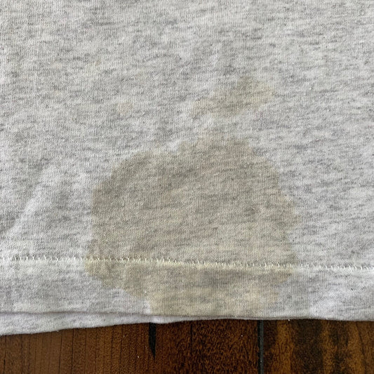 Blank 90s Vintage T Shirt Basic Lot 80s Single Stitch Thrashed Hanes Grey