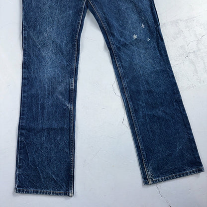Levis 517 Vintage 90s USA Orange Tab Bootcut Flare Blue Worn Jeans Thrash 32x32