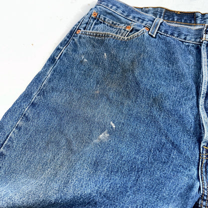 Levis 501 Vintage 90s USA XX Straight Leg Jeans Blue Dark Wash 40x32 Act 38x31