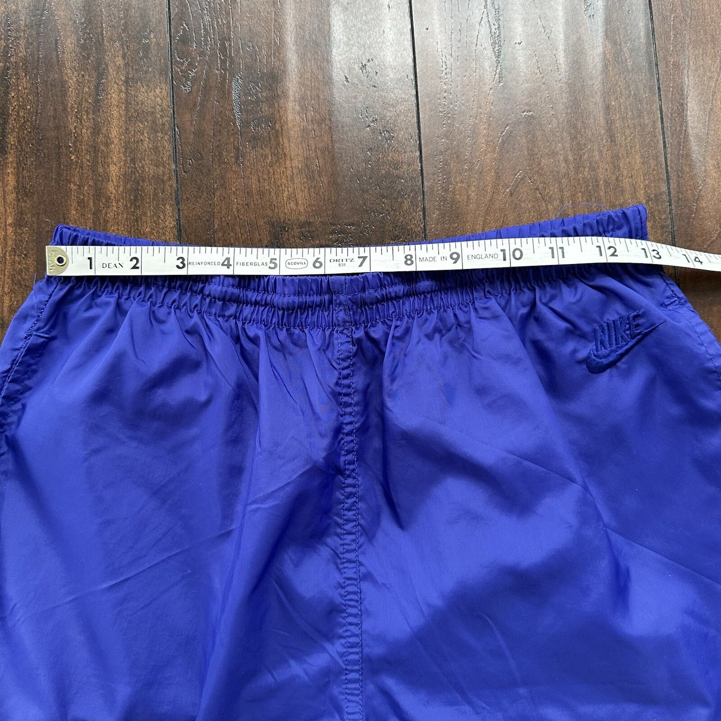 Nike Vintage 90s Gray Tag Windpants Track Pants Ankle Zip Unlined Purple M