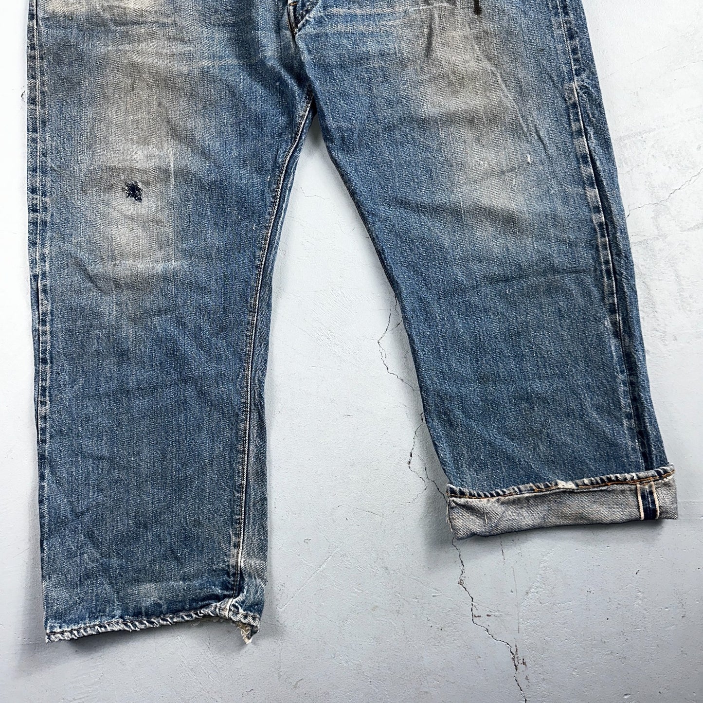 Levis 501 Vintage 70s SS Redline Selvedge USA XX Jeans Med Wash 48x30 Act 44x26