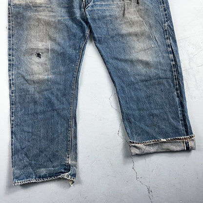 Levis 501 Vintage 70s SS Redline Selvedge USA XX Jeans Med Wash 48x30 Act 44x26