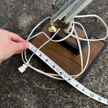 Vintage Industrial Lamp Articulating Workbench Light MCM Mid Century Style