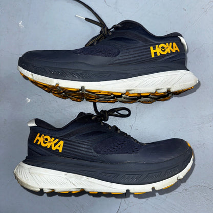 Hoka One One Mens Stinson ATR 6 1110506 OBSF Black Running Shoes Sneakers Sz 8
