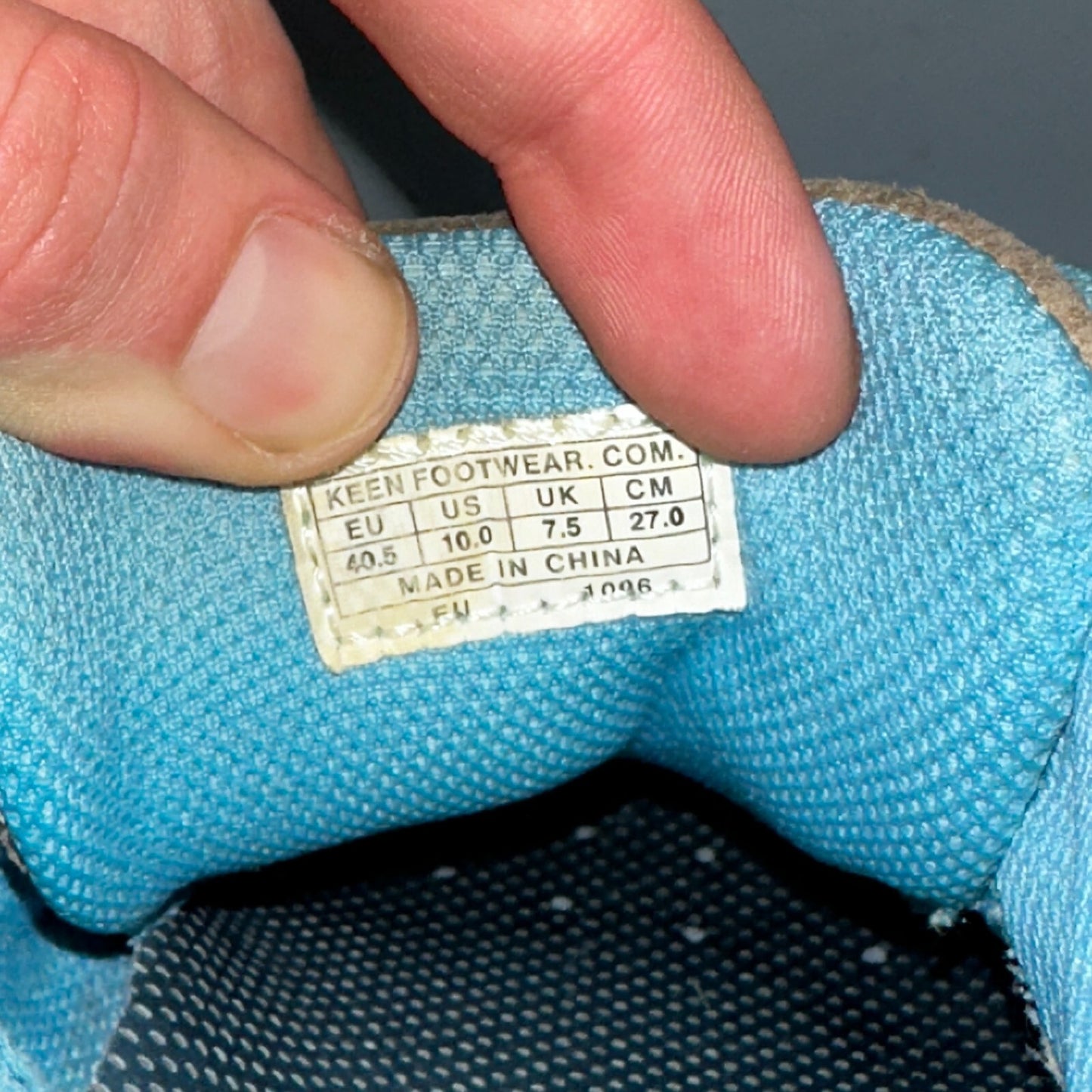 Keen Suede Leather Cap Toe Lace-Up Hiking Outdoor Shoes Women's 10