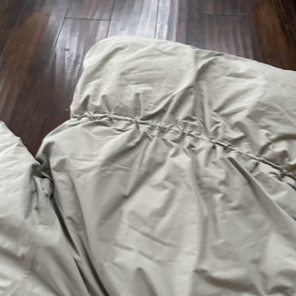 Vtg Eddie Bauer Mens L Goose Down Puffer Jacket Parka Coat Gore Tex Zip 80s 90s