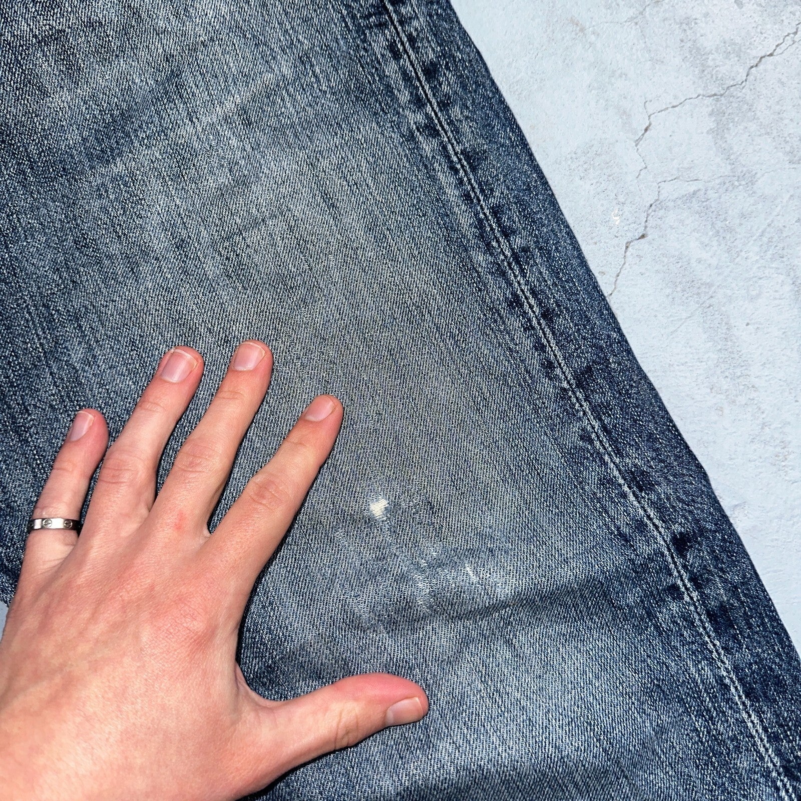 Levis 501 Vintage Y2K XX Straight Leg Jeans Blue Med Wash 33x32 Act 32x31