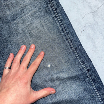 Levis 501 Vintage Y2K XX Straight Leg Jeans Blue Med Wash 33x32 Act 32x31