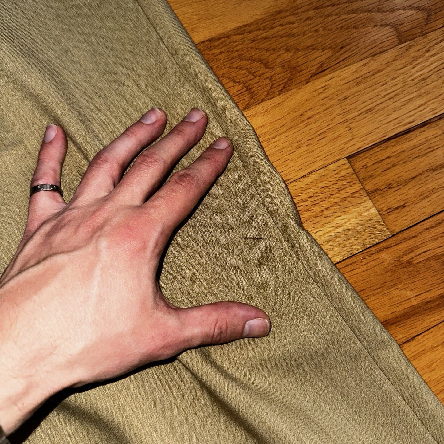 Zanieri Dress Pants Men’s 38 Tan 100% Wool Zignone Natural Stretch Made In Italy