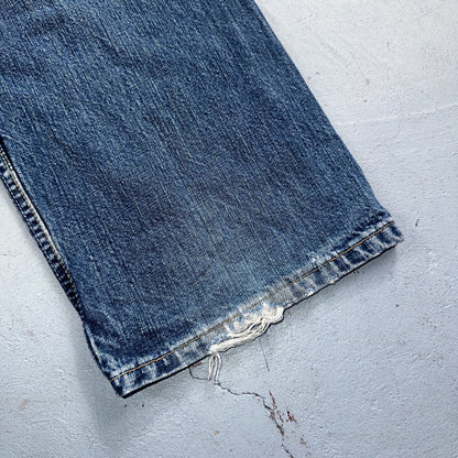 Levis 501 Vintage 90s Spain XX Straight Leg Jeans Blue Med Wash 38x34 Act 38x33