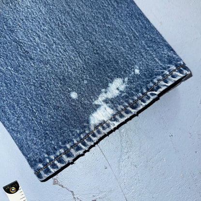 Levis 501 Vintage 90s USA XX Straight Leg Jeans Blue Light Wash 38x32 Act 34x28