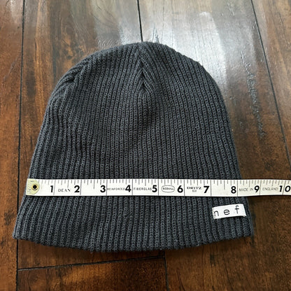 Neff Leslie Grace Blue Grey Beanie O/S Used Rare