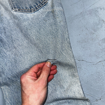 Levis 517 Vintage 80s USA Orange Tab Bootcut Flare Blue Worn Jeans Act 32x29