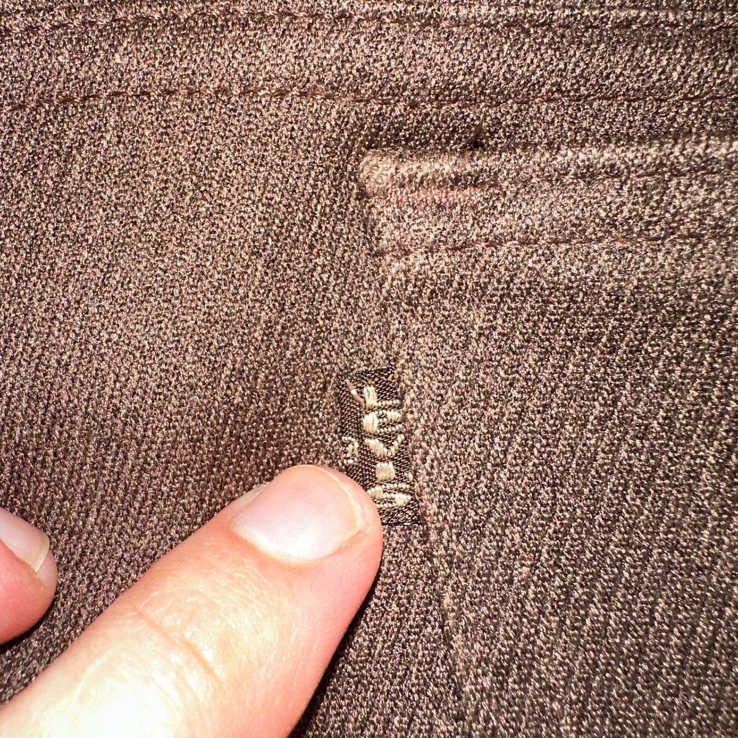 Levis 70s USA 517 36x31 Bootcut Pants Brown Polyester Slacks Vintage 35x30