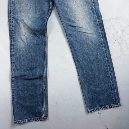 Levis 501 Vintage Y2K Mexico Straight Leg Jeans 36x36 90s Med Wash Act 36x32