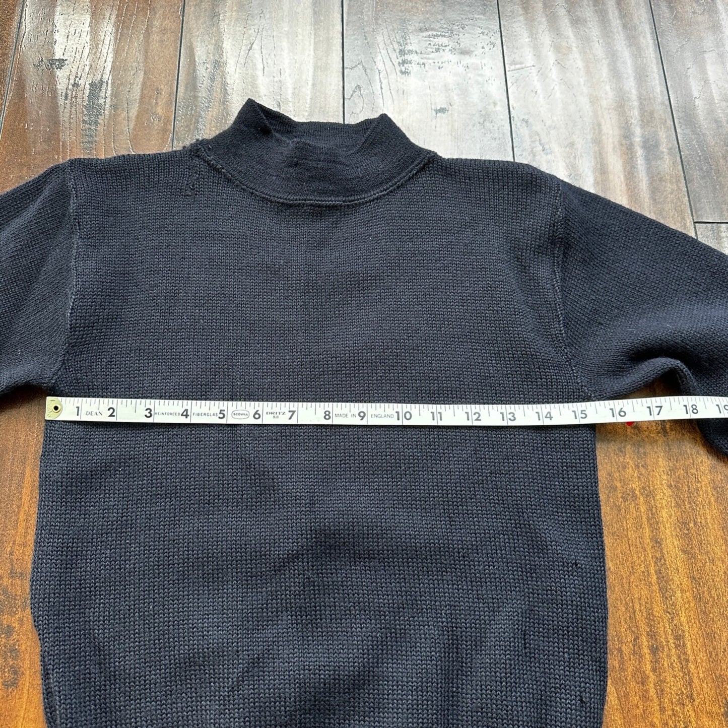 Vintage WW2 WWII USN Navy Deck Watch Wool Sailor's Sweater 1940s 40s Knit Rare