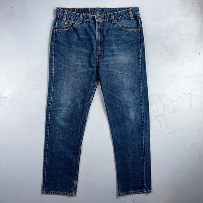 Levis 505 Vintage 90s USA Orange Tab Jeans 40x32 Blue Med Wash 501 Act 38x31
