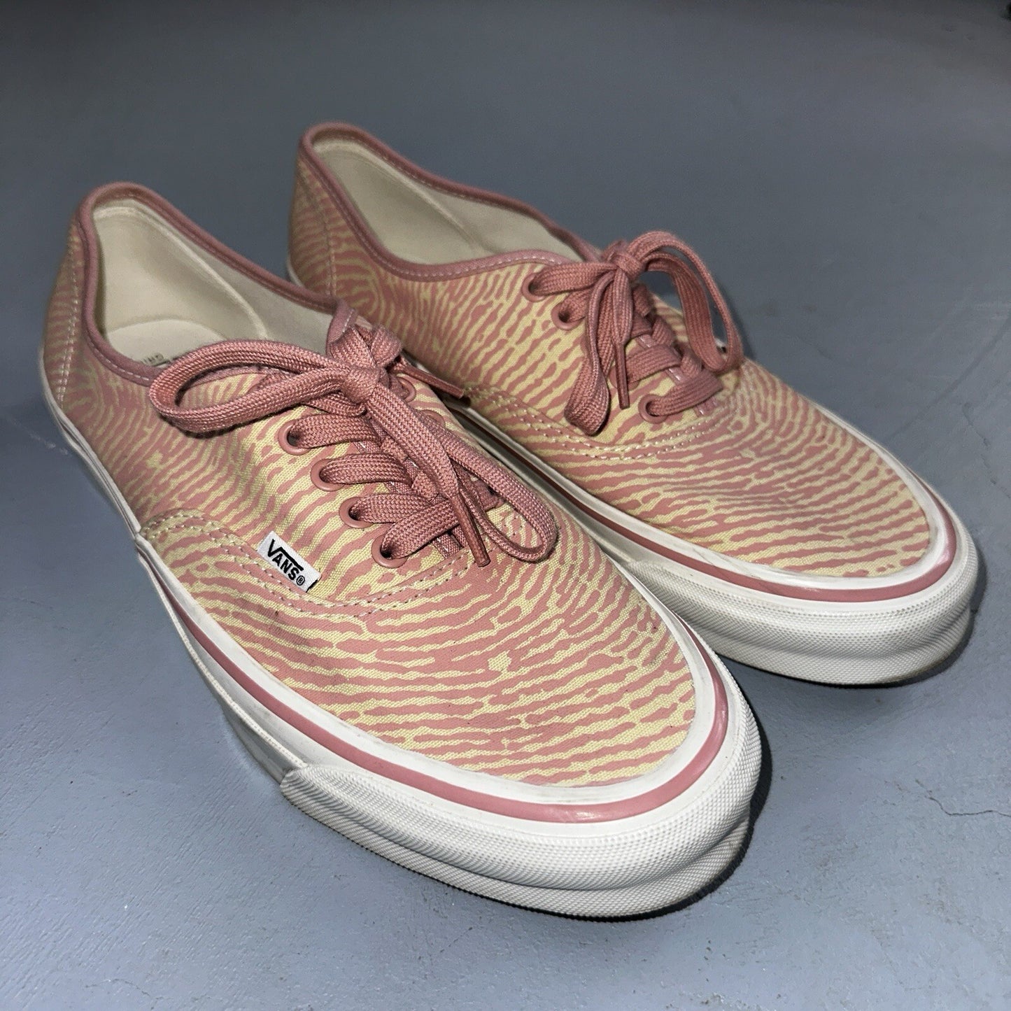 Vans Vault OG Authentic LX Salehe Bembury Spunge Peppercorn Size 12 Pink Tiger