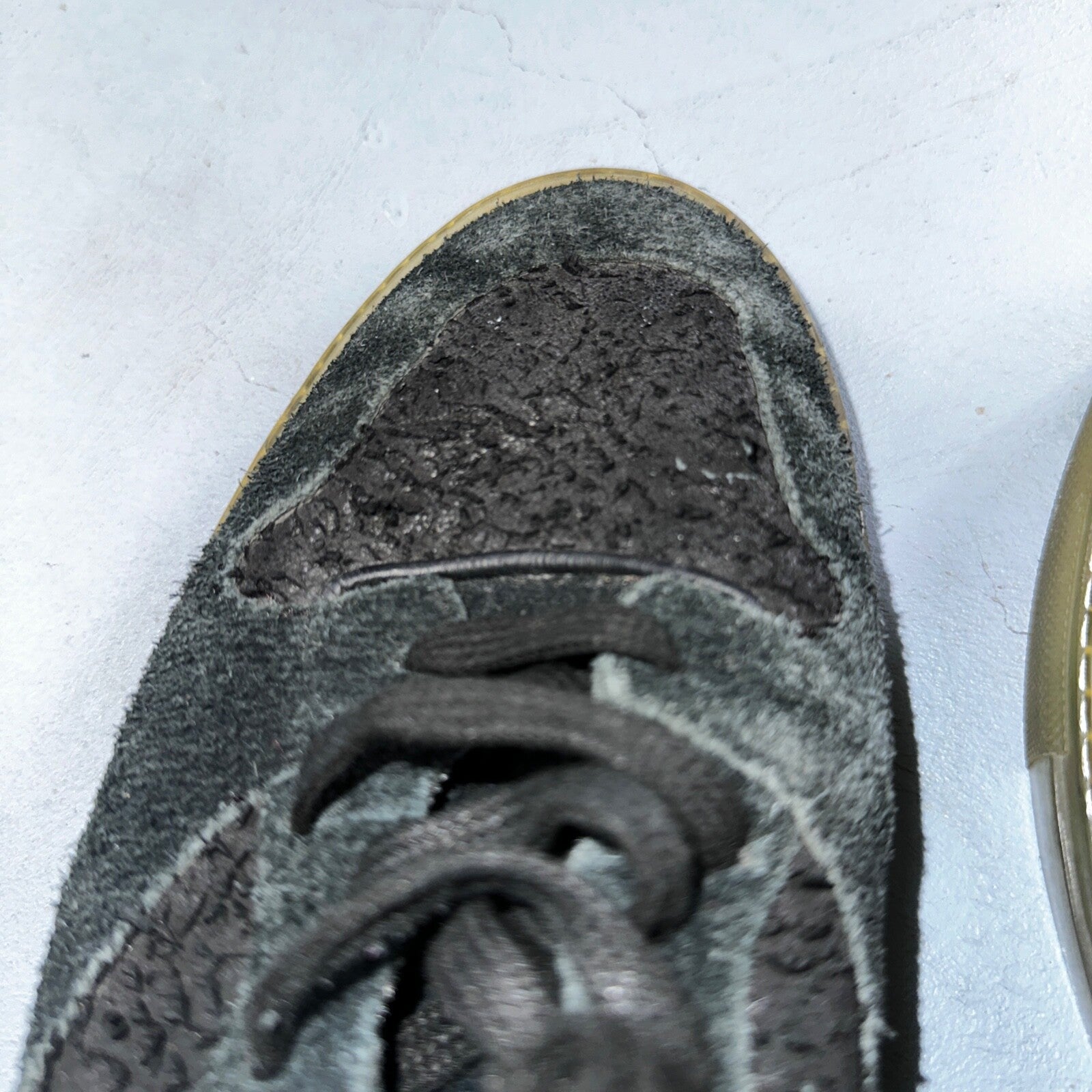 Balenciaga Paris Black Distressed Leather And Suede Sneaker Trainer Mens Size 42