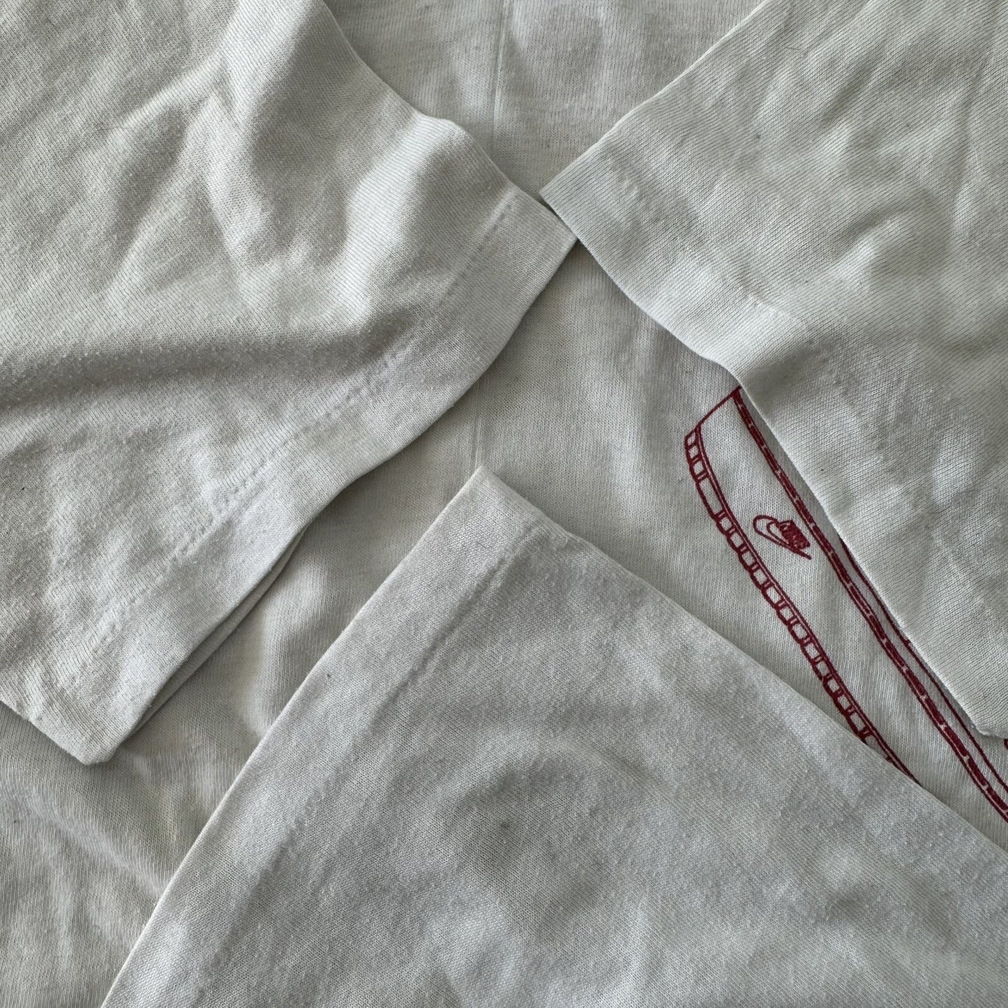 Nike Vintage T Shirt Mens Over The Shoulder Airship Jordan Dunk 80s Outline RARE