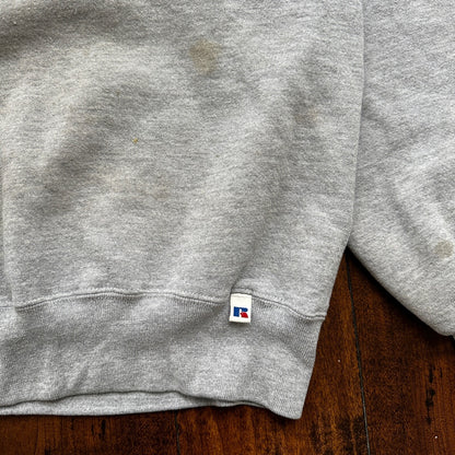 Vintage Russell Athletic Sweatshirt Grey L 90s V Basic Cool 1990s Gym
