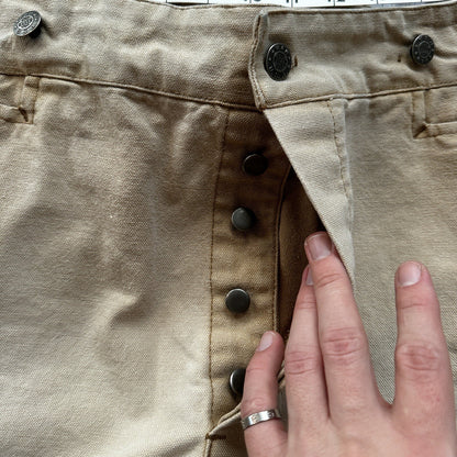 VTG Mens Frontier Maker USA Outdoor Pants Buckleback Cowboy 40 Tan Western