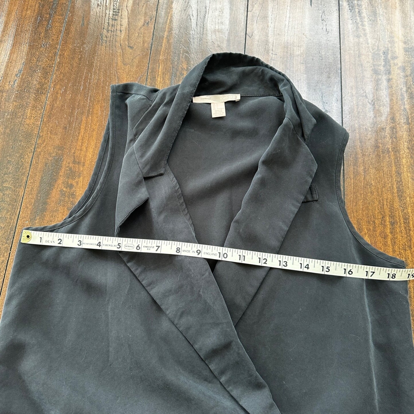 Forever 21 Simple Basic Pattern Romper In White Size L Charcoal Grey/Black