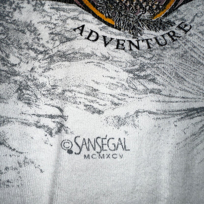 Pikes Peak Colorado Travel Anvil 90s VTG T Shirt Single Stitch Trees Explore