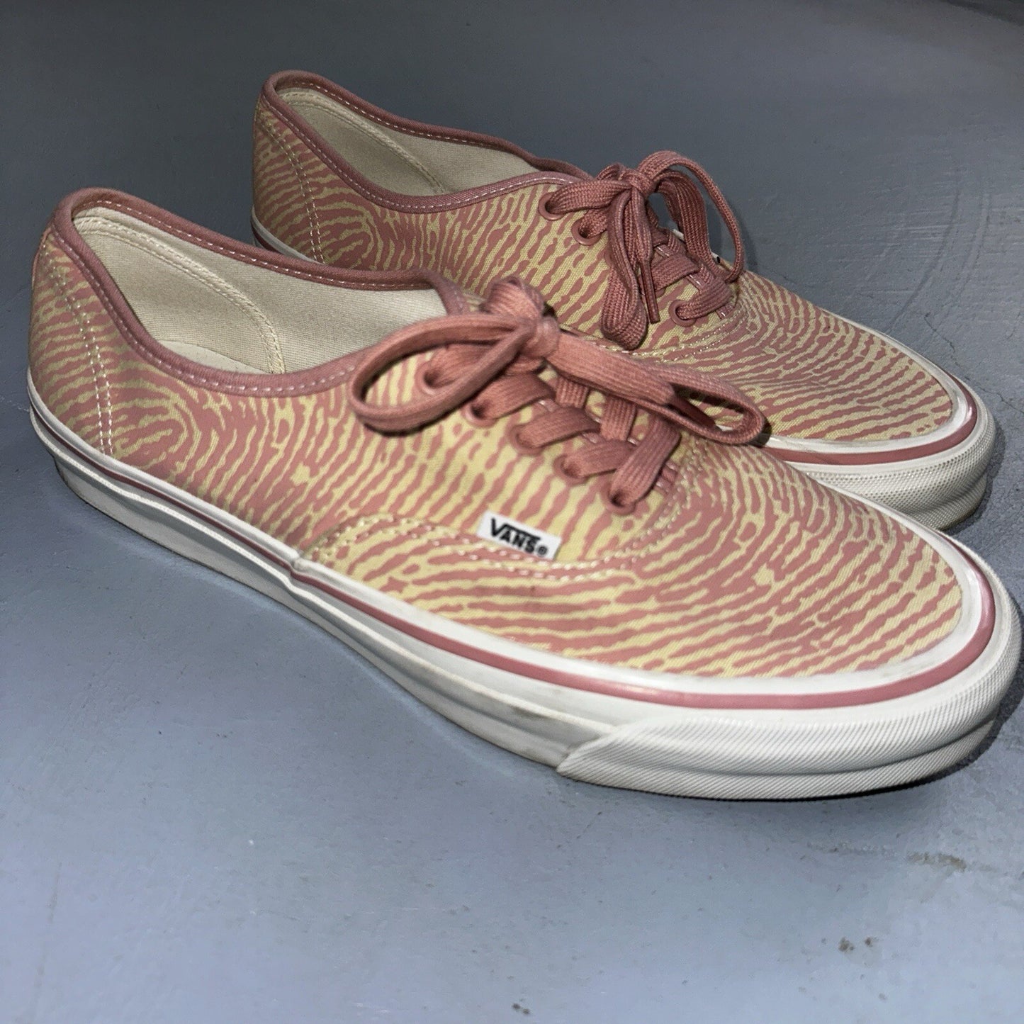 Vans Vault OG Authentic LX Salehe Bembury Spunge Peppercorn Size 12 Pink Tiger
