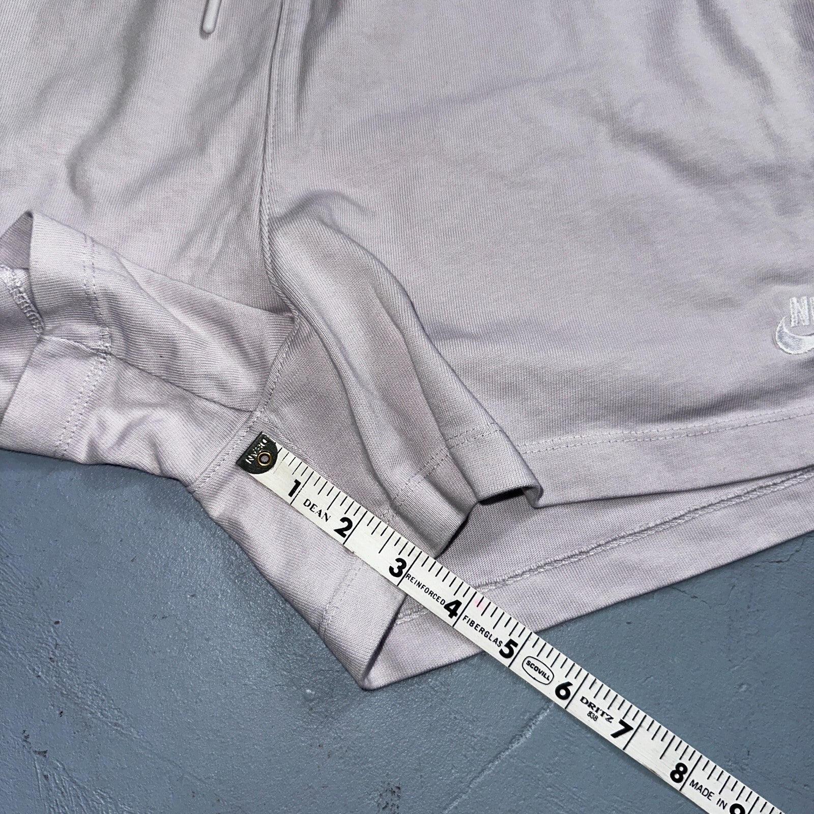 Nike Sportswear Shorts Womens XL Light Purple Drawstring Waist Athletic Lounge