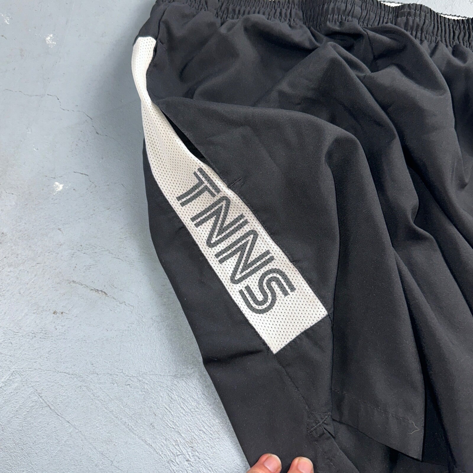 Nike Mens Athletic Gym TNNS Muscle Shorts Dri Fit Black Gym Sports Small