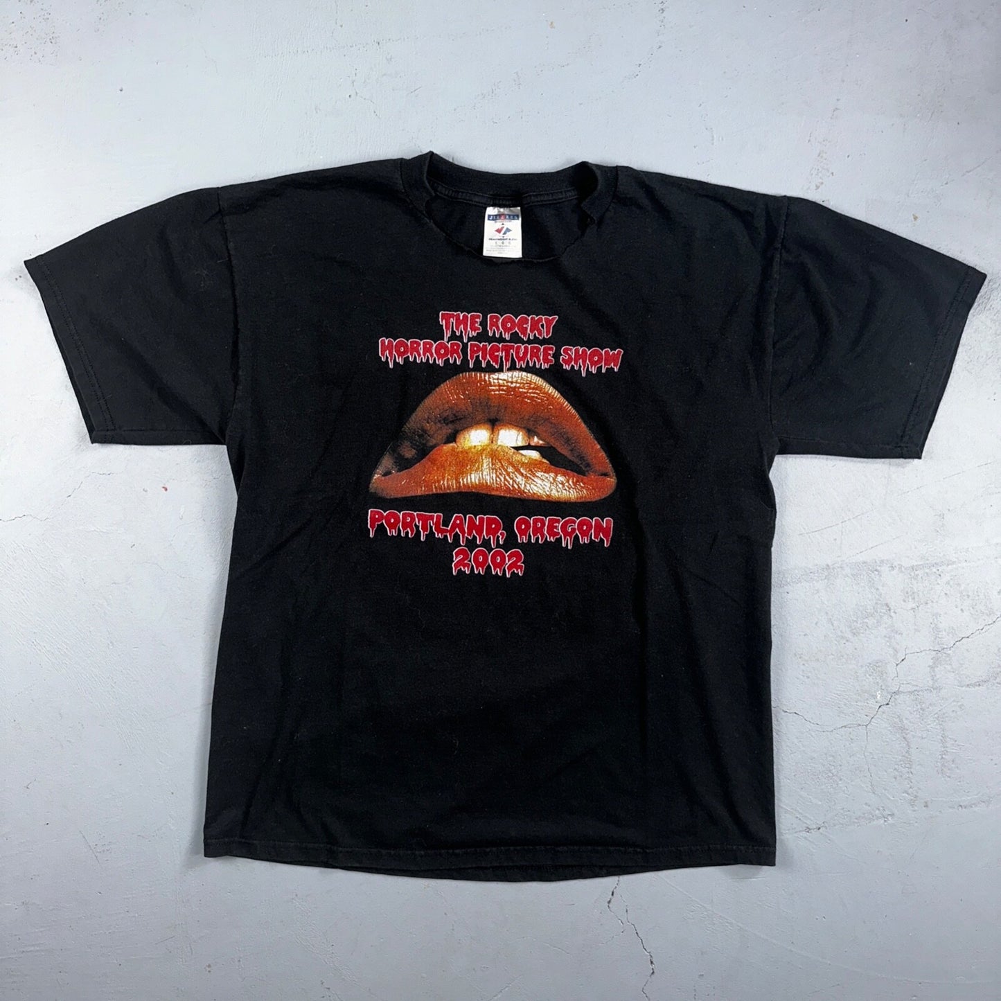 VTG 2002 Rocky Horror Picture Show T Shirt Movie Promo Horror Portland Oregon