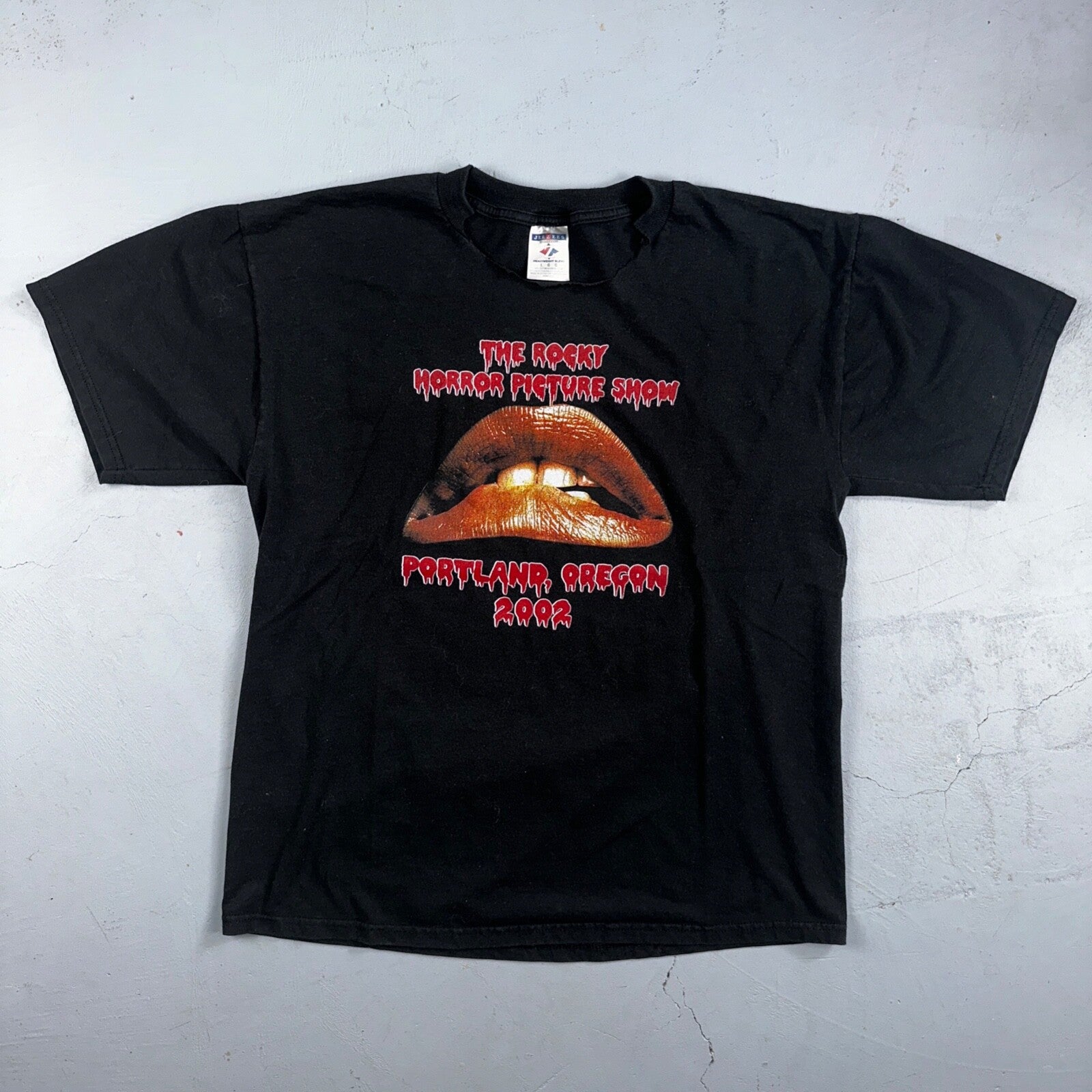 VTG 2002 Rocky Horror Picture Show T Shirt Movie Promo Horror Portland Oregon