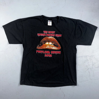 VTG 2002 Rocky Horror Picture Show T Shirt Movie Promo Horror Portland Oregon