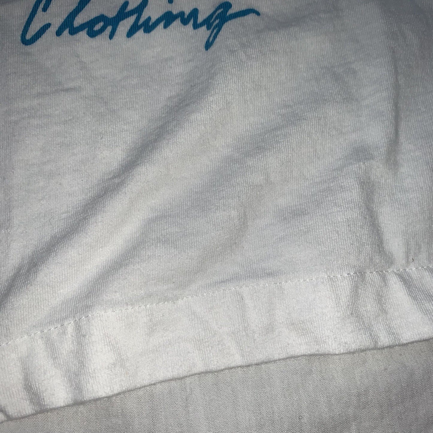 Vtg Buggle Boy 80s Hip Hop WOMANS BLOUSE SHIRT PLAID Crop 90s Blue Tee