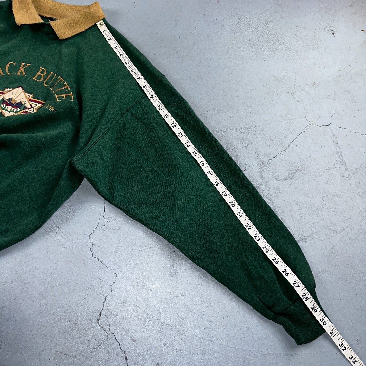 Vintage 90s Black Butte Sweatshirt Sz XL Real American Hanes Collared Oregon PDX