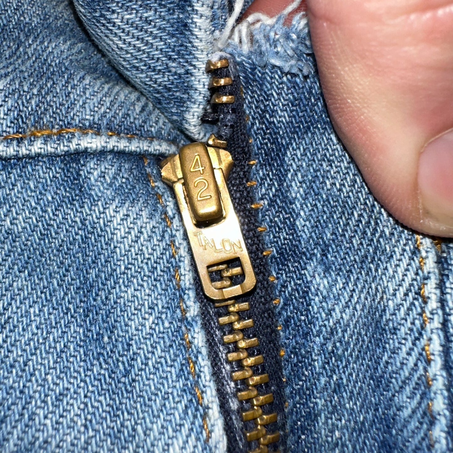 Levis 517 Vintage 80s USA Orange Tab Bootcut Flare Blue Jeans Talon Act 30x29