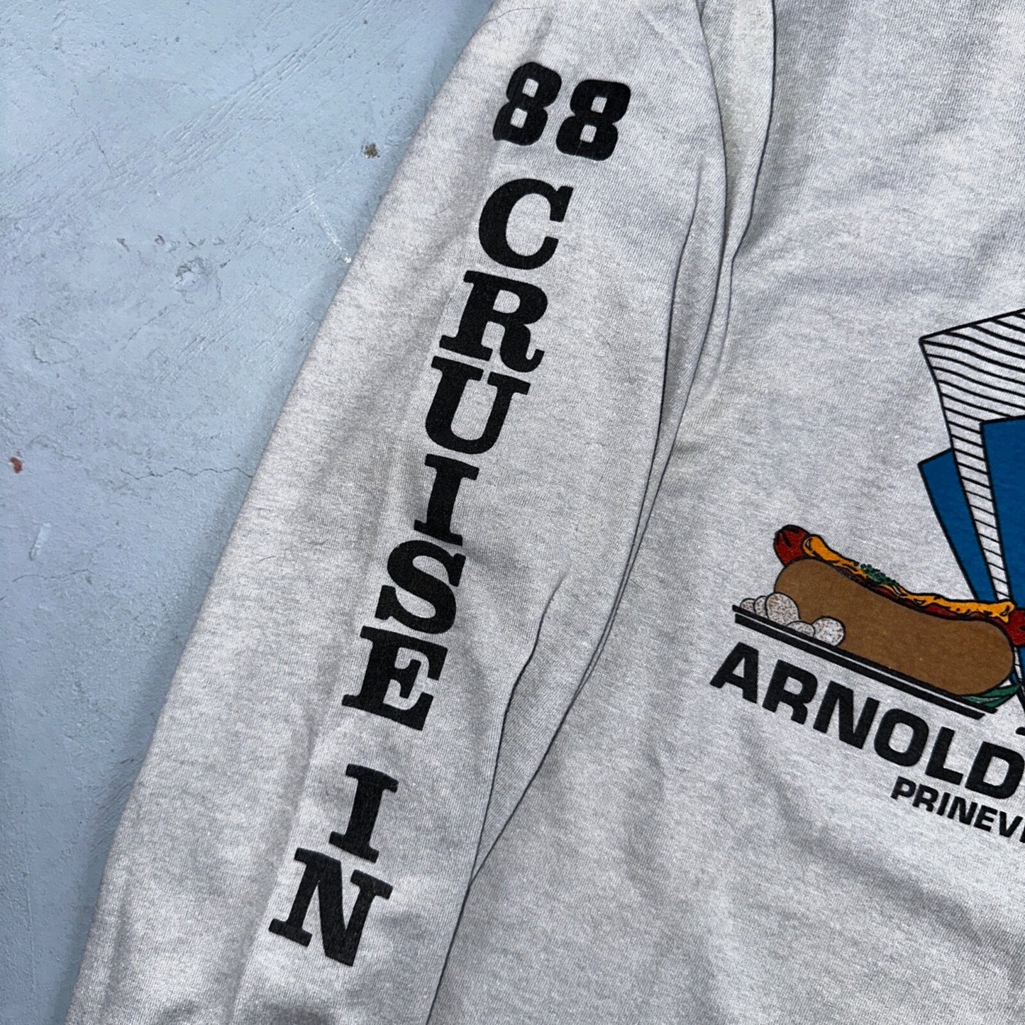 Arnolds Drive In VTG T Shirt Prineville Oregon Hot Dog Cruise Inn 1988 Rare 80s