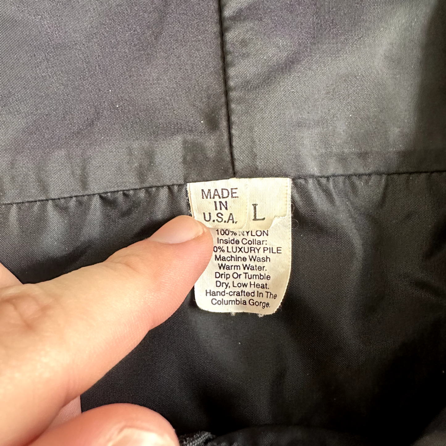 High Gear Hood River USA Made Size L Olive Waterproof Insulated Coat Green Black