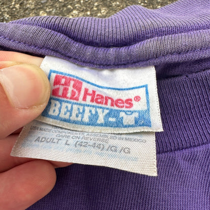 Ultra Tape Promo VTG T Shirt Purple Shipping Packaging Cool Random Art Y2K