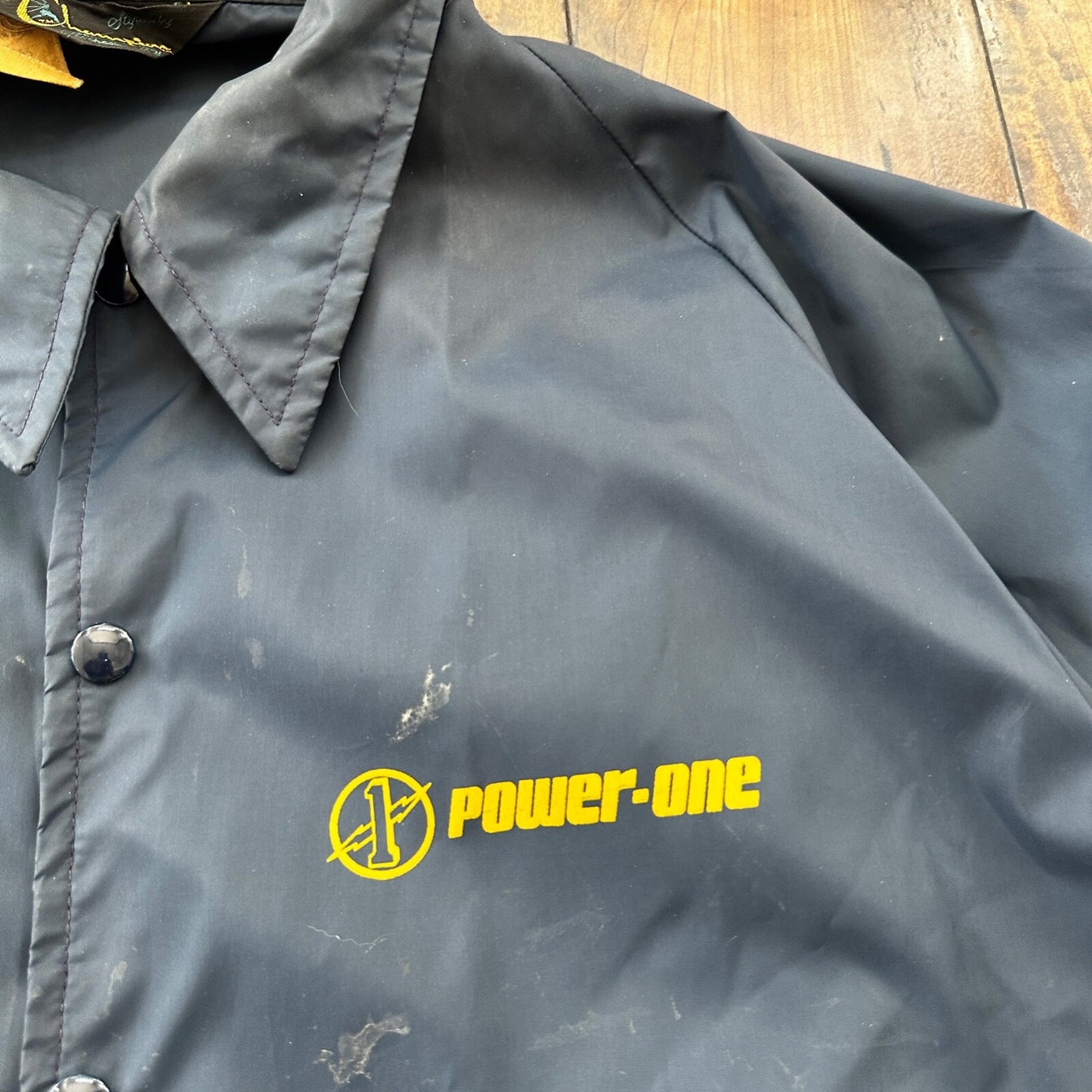 Vintage Champion 50s 60s Snap Button Basketball Jacket Mens XL Rockabilly RARE