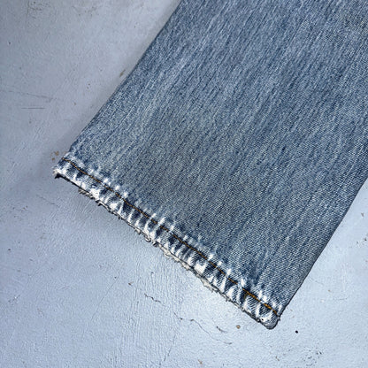 Levis 501 Vintage Y2K XX Straight Leg Jeans Blue Light Wash 33x30 Act 31x29