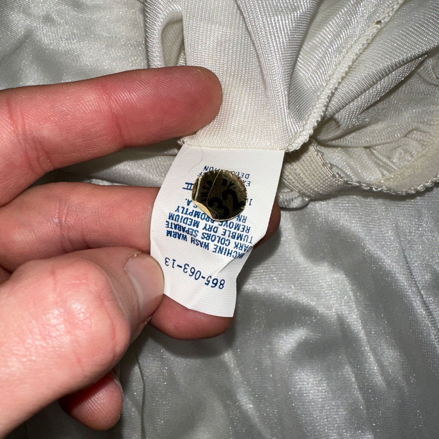 Velrose Women Slip Skirt Lace Hem Elastic Waist White Small VTG Lingerie