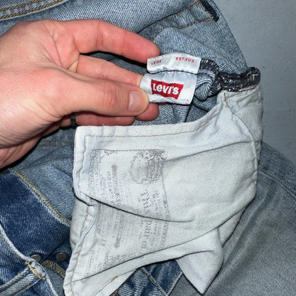Levis 501 Y2K XX Straight Leg Jeans Blue VTG Light Wash 36x30 Act 38x29