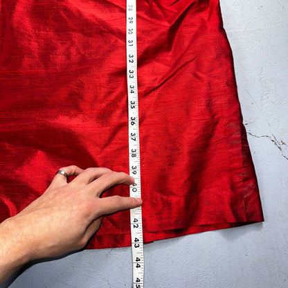 Real Vintage 1940s Lorayne Original Long Red Top Button Down Dress Women's 40s