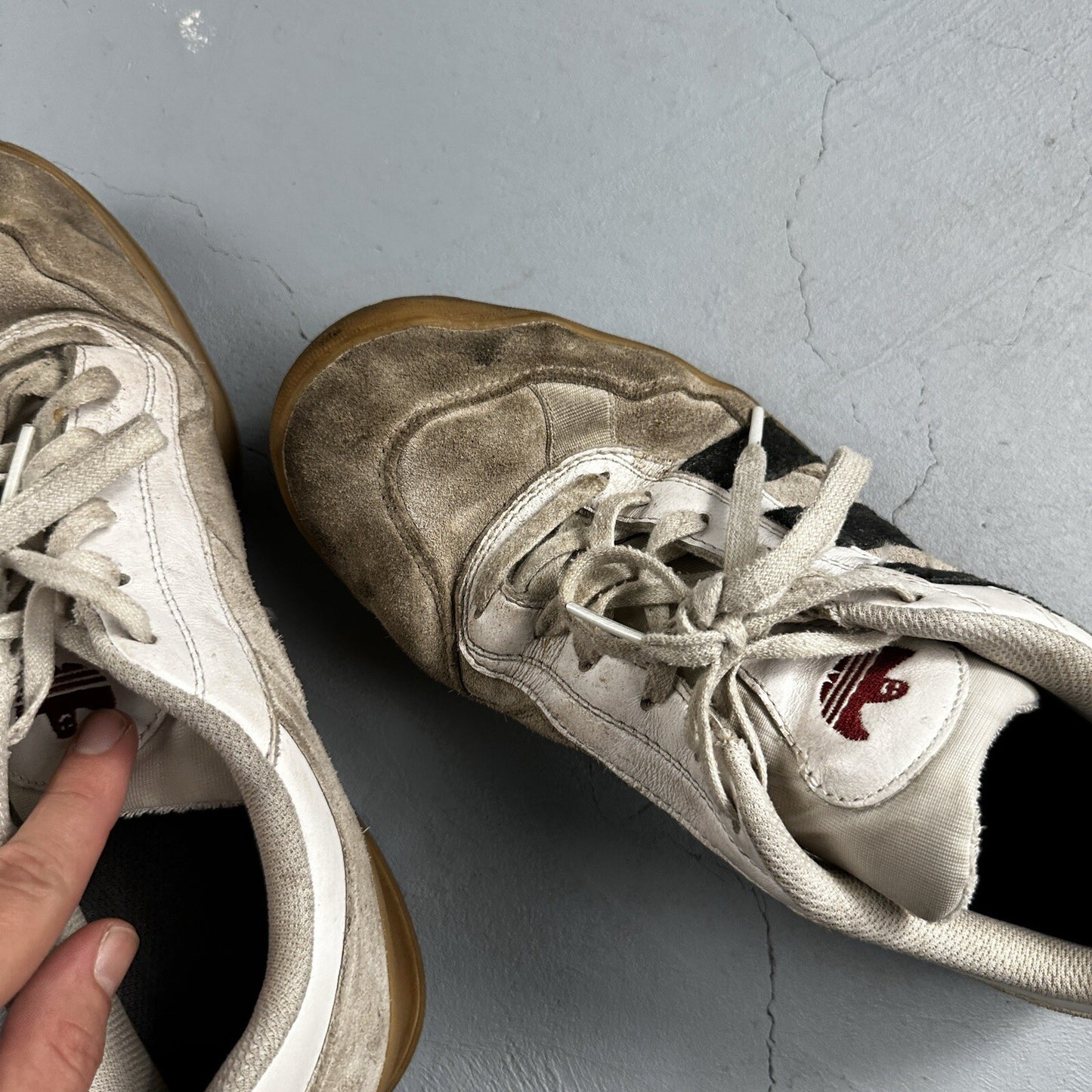 adidas x Mark Gonzales ALOHA SUPER IG5265 Low Top Sneakers US 9 White Used