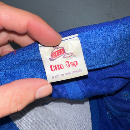 Shoshone First Bank VTG Hat Cap Snapback Buffalo Otto Blue Animals Love Cool